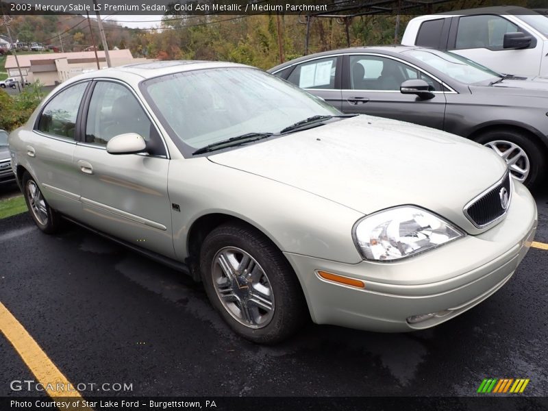 Gold Ash Metallic / Medium Parchment 2003 Mercury Sable LS Premium Sedan