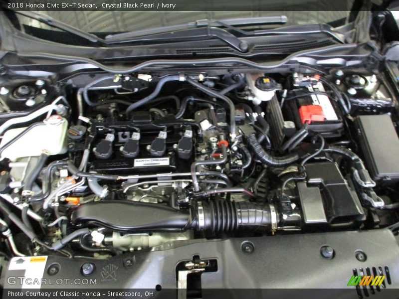 Crystal Black Pearl / Ivory 2018 Honda Civic EX-T Sedan