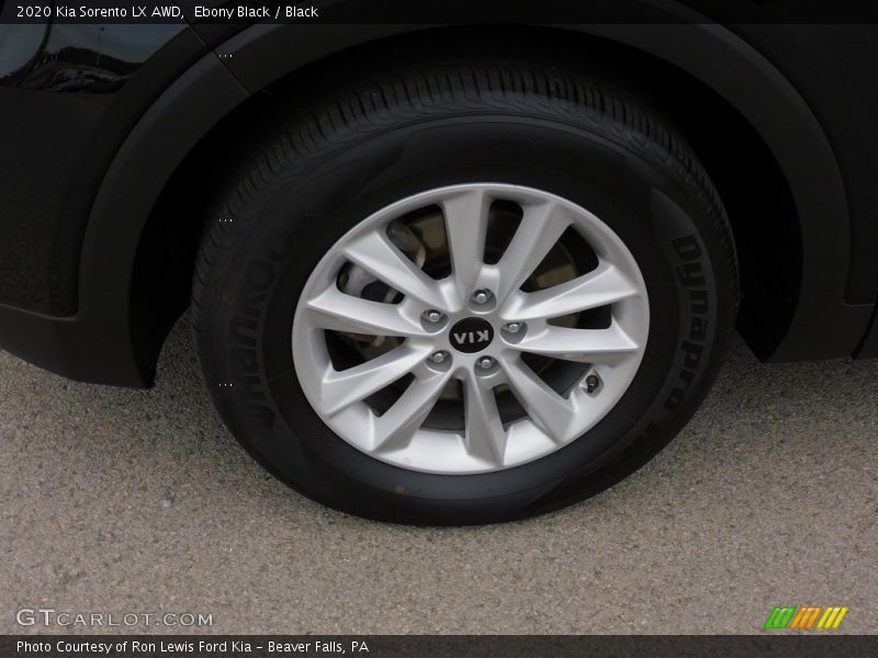 Ebony Black / Black 2020 Kia Sorento LX AWD