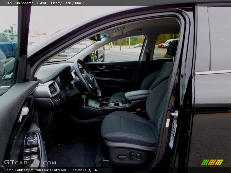 Ebony Black / Black 2020 Kia Sorento LX AWD