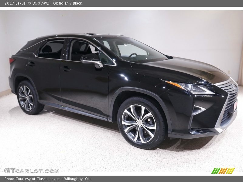 Obsidian / Black 2017 Lexus RX 350 AWD