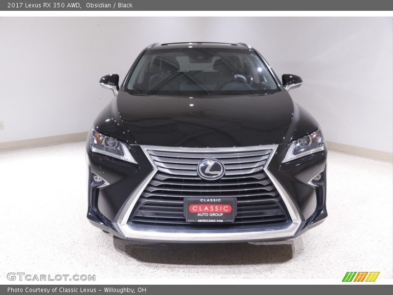 Obsidian / Black 2017 Lexus RX 350 AWD