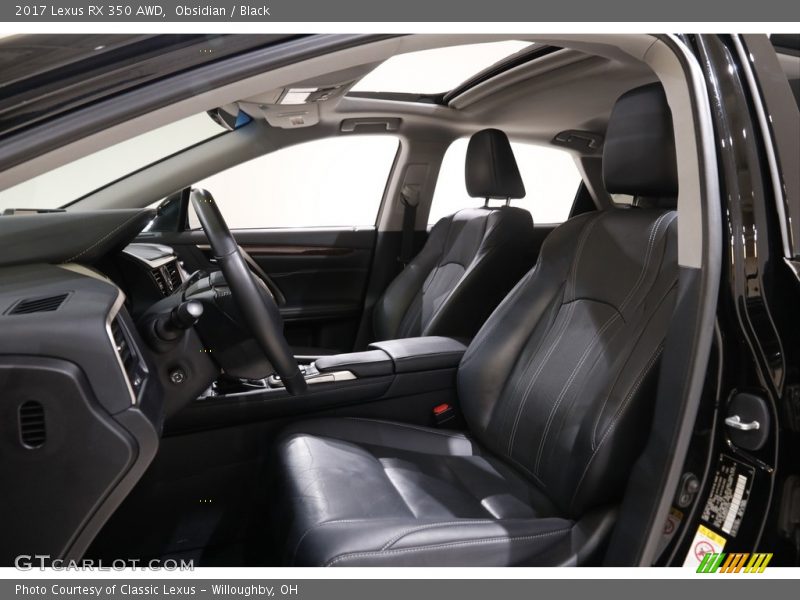 Obsidian / Black 2017 Lexus RX 350 AWD