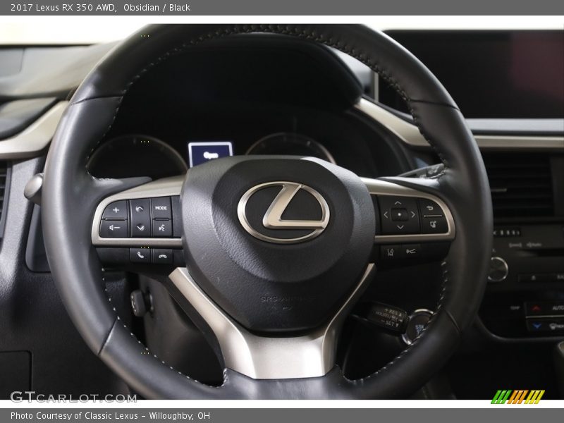 Obsidian / Black 2017 Lexus RX 350 AWD