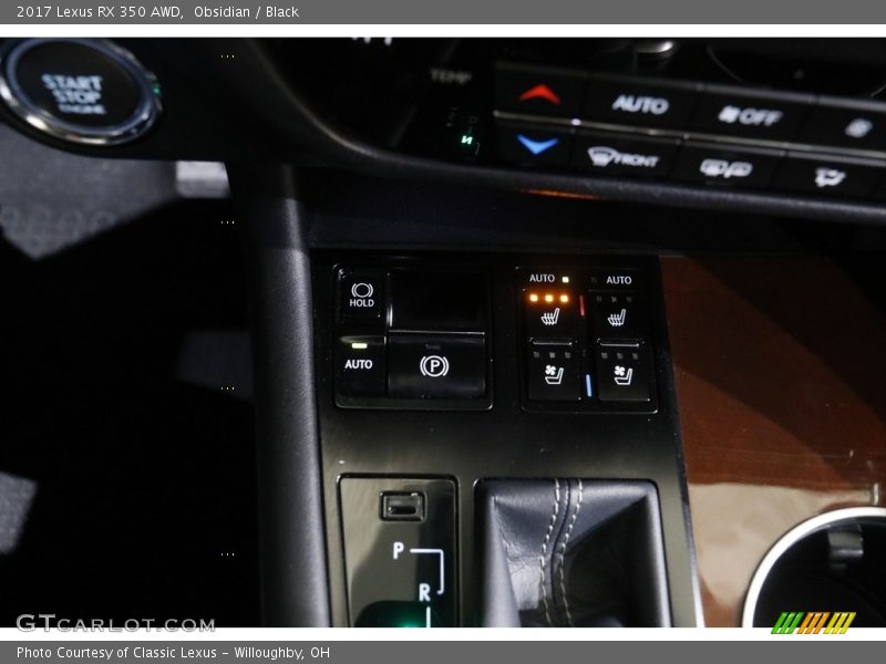 Obsidian / Black 2017 Lexus RX 350 AWD
