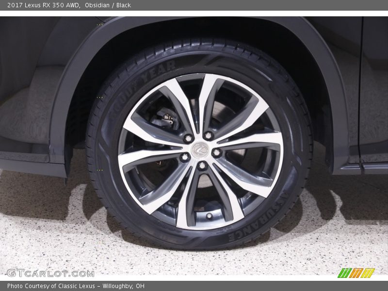 Obsidian / Black 2017 Lexus RX 350 AWD