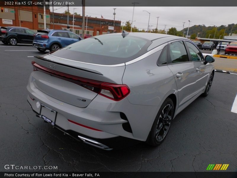 Wolf Gray / Black 2022 Kia K5 GT-Line