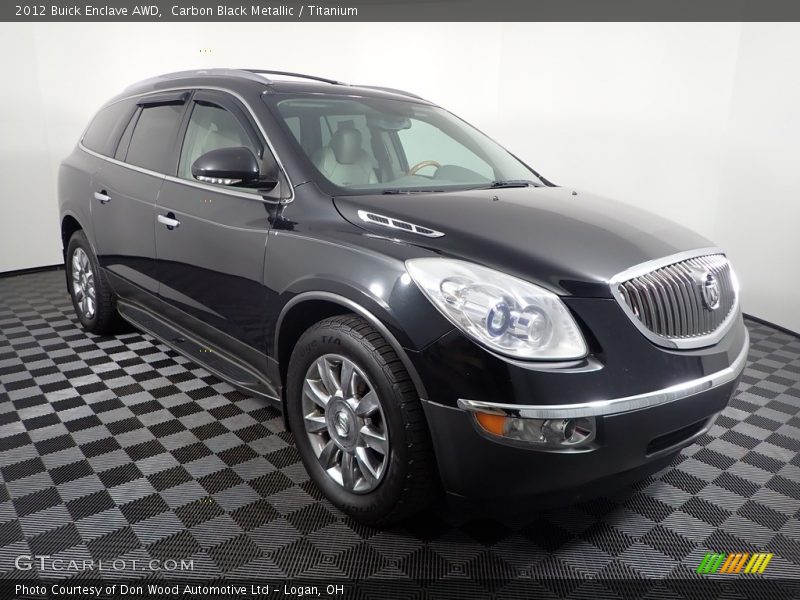 Carbon Black Metallic / Titanium 2012 Buick Enclave AWD