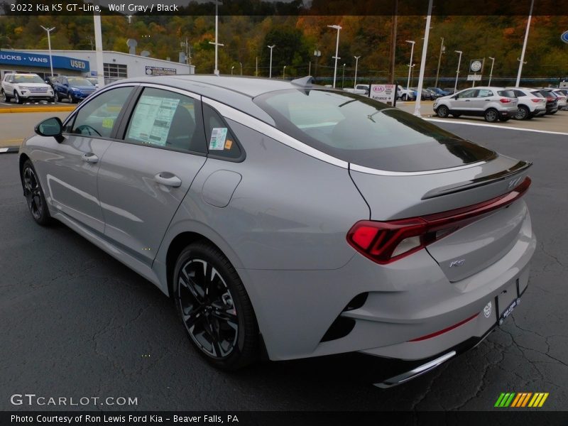 Wolf Gray / Black 2022 Kia K5 GT-Line