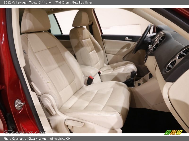 Wild Cherry Metallic / Beige 2012 Volkswagen Tiguan S 4Motion