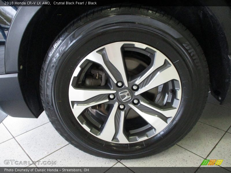 Crystal Black Pearl / Black 2018 Honda CR-V LX AWD