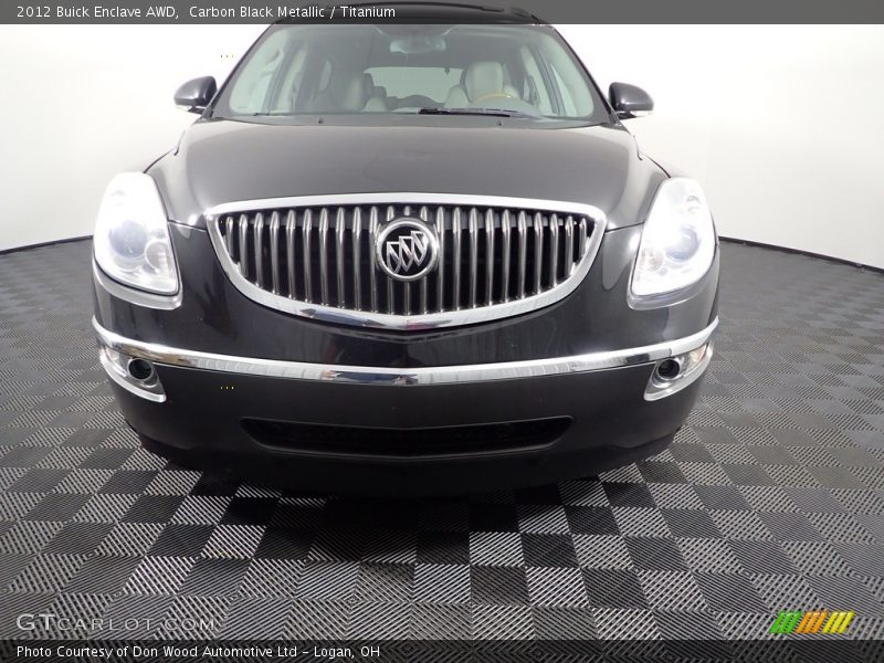 Carbon Black Metallic / Titanium 2012 Buick Enclave AWD