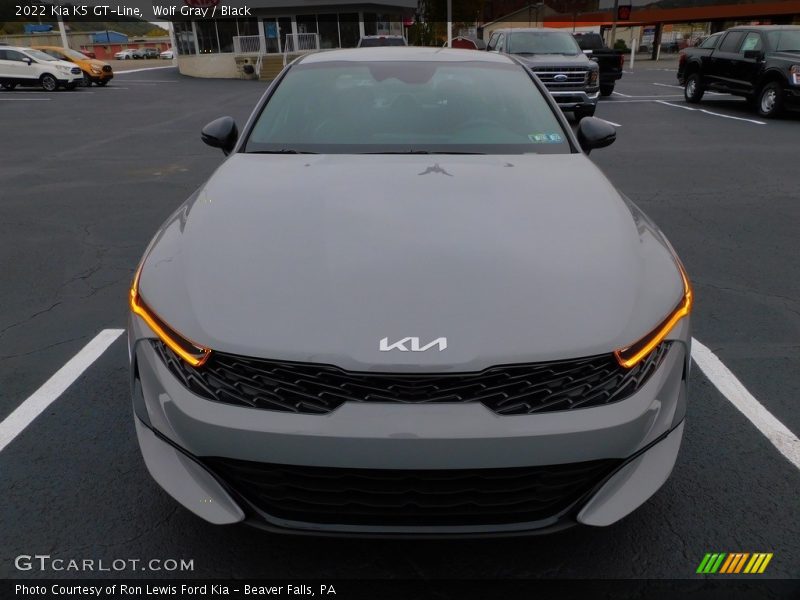Wolf Gray / Black 2022 Kia K5 GT-Line