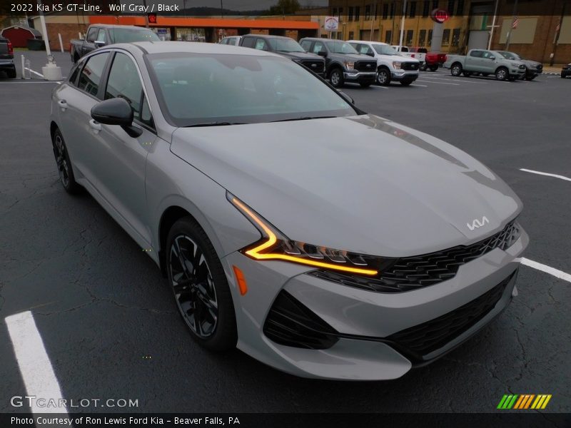 Wolf Gray / Black 2022 Kia K5 GT-Line