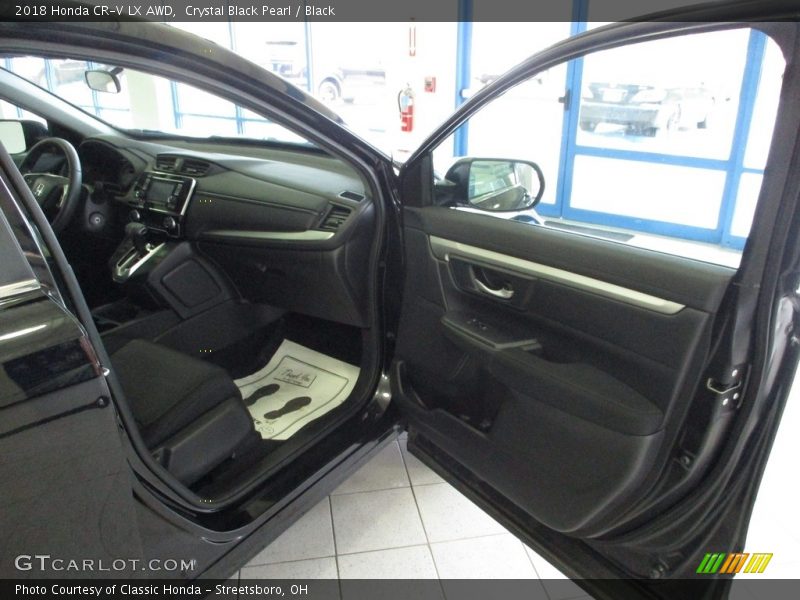 Crystal Black Pearl / Black 2018 Honda CR-V LX AWD