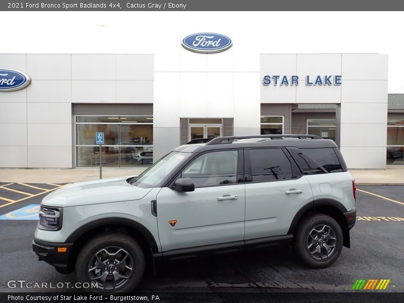 Cactus Gray / Ebony 2021 Ford Bronco Sport Badlands 4x4