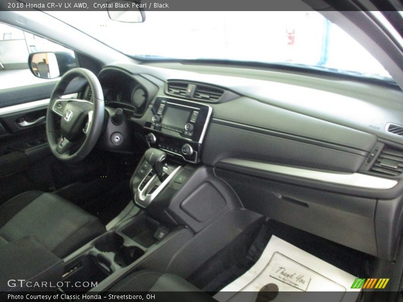 Crystal Black Pearl / Black 2018 Honda CR-V LX AWD