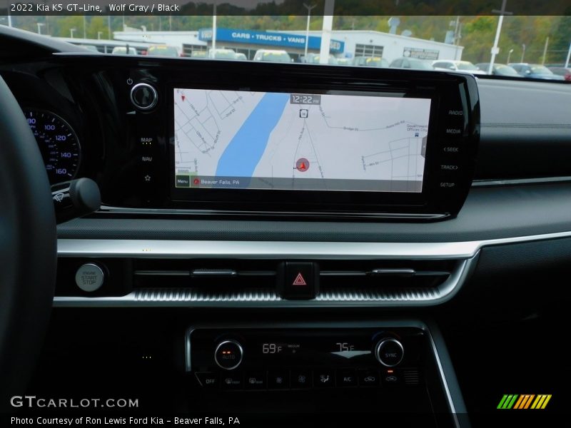 Navigation of 2022 K5 GT-Line