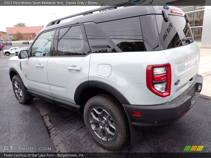 Cactus Gray / Ebony 2021 Ford Bronco Sport Badlands 4x4