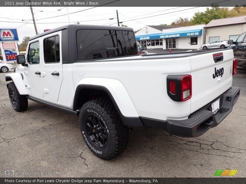 Bright White / Black 2021 Jeep Gladiator Willys 4x4