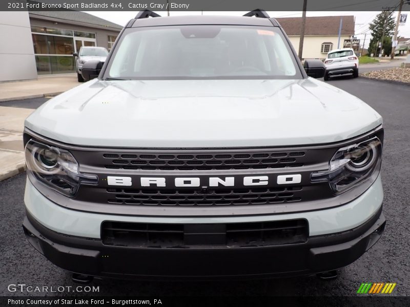 Cactus Gray / Ebony 2021 Ford Bronco Sport Badlands 4x4