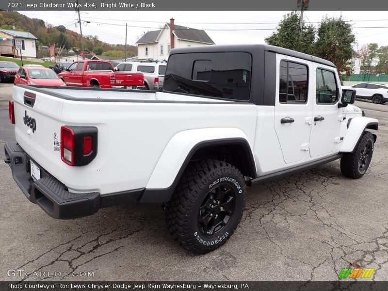 Bright White / Black 2021 Jeep Gladiator Willys 4x4