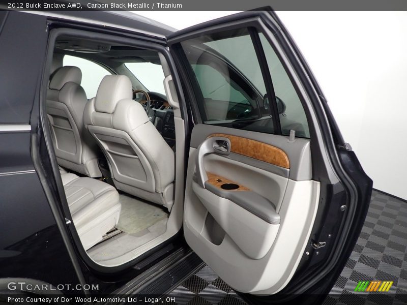 Carbon Black Metallic / Titanium 2012 Buick Enclave AWD