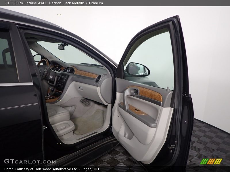 Carbon Black Metallic / Titanium 2012 Buick Enclave AWD