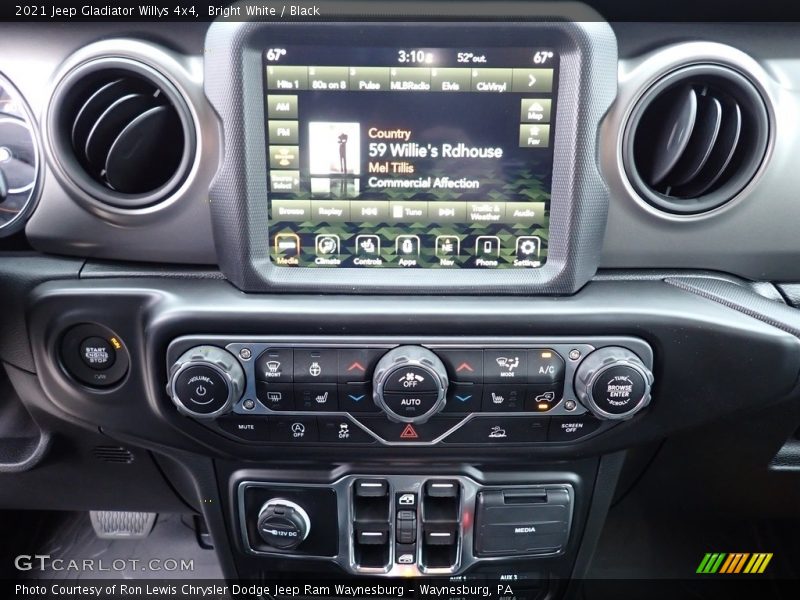 Bright White / Black 2021 Jeep Gladiator Willys 4x4