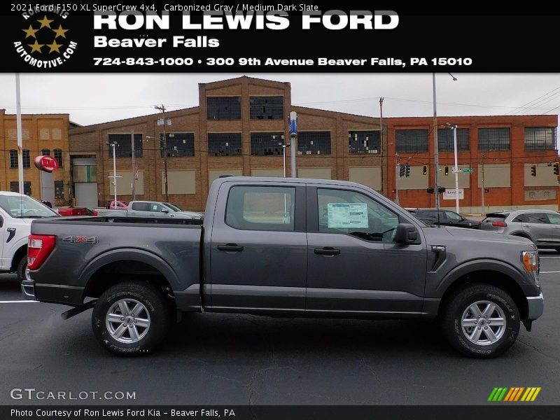Carbonized Gray / Medium Dark Slate 2021 Ford F150 XL SuperCrew 4x4