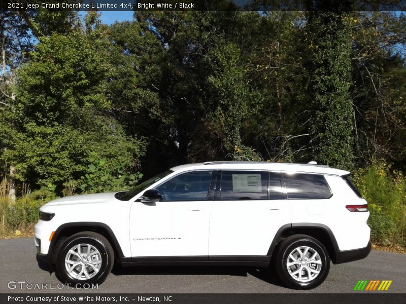 Bright White / Black 2021 Jeep Grand Cherokee L Limited 4x4