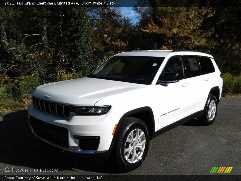 Bright White / Black 2021 Jeep Grand Cherokee L Limited 4x4