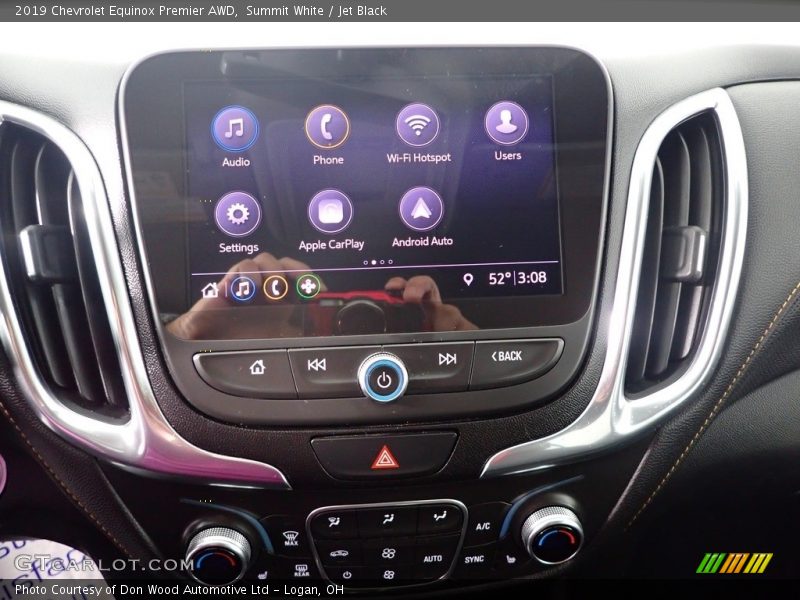 Summit White / Jet Black 2019 Chevrolet Equinox Premier AWD