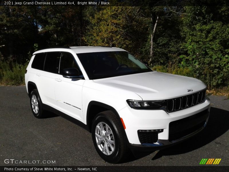 Bright White / Black 2021 Jeep Grand Cherokee L Limited 4x4