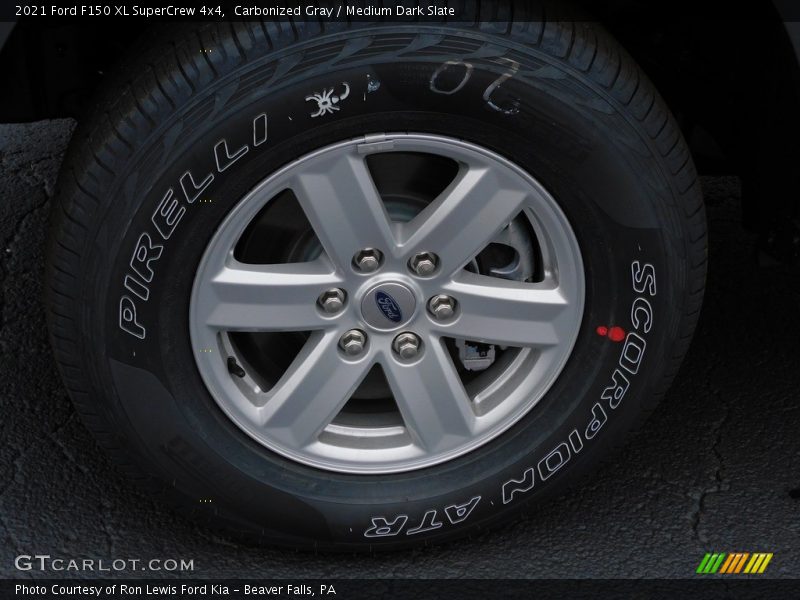 Carbonized Gray / Medium Dark Slate 2021 Ford F150 XL SuperCrew 4x4
