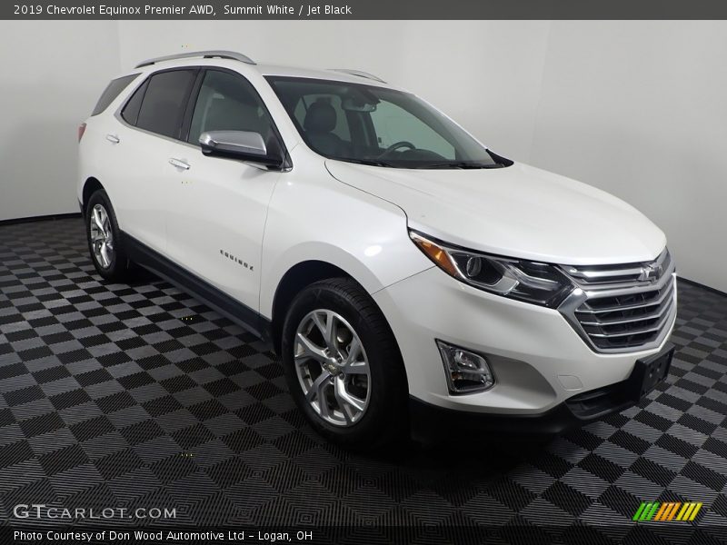Summit White / Jet Black 2019 Chevrolet Equinox Premier AWD