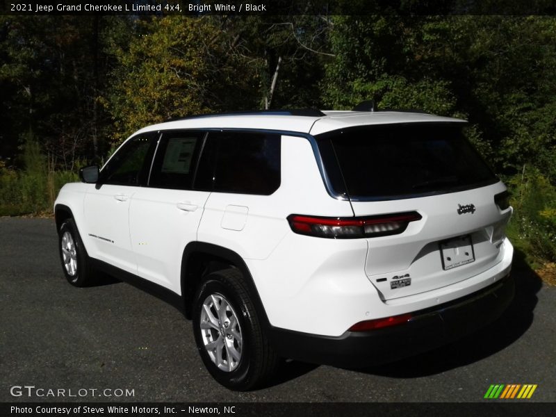 Bright White / Black 2021 Jeep Grand Cherokee L Limited 4x4