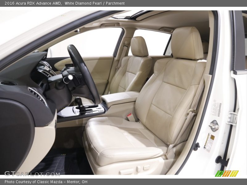 Front Seat of 2016 RDX Advance AWD