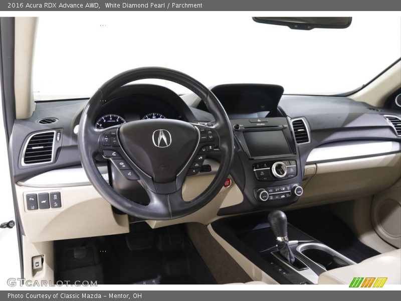 Dashboard of 2016 RDX Advance AWD