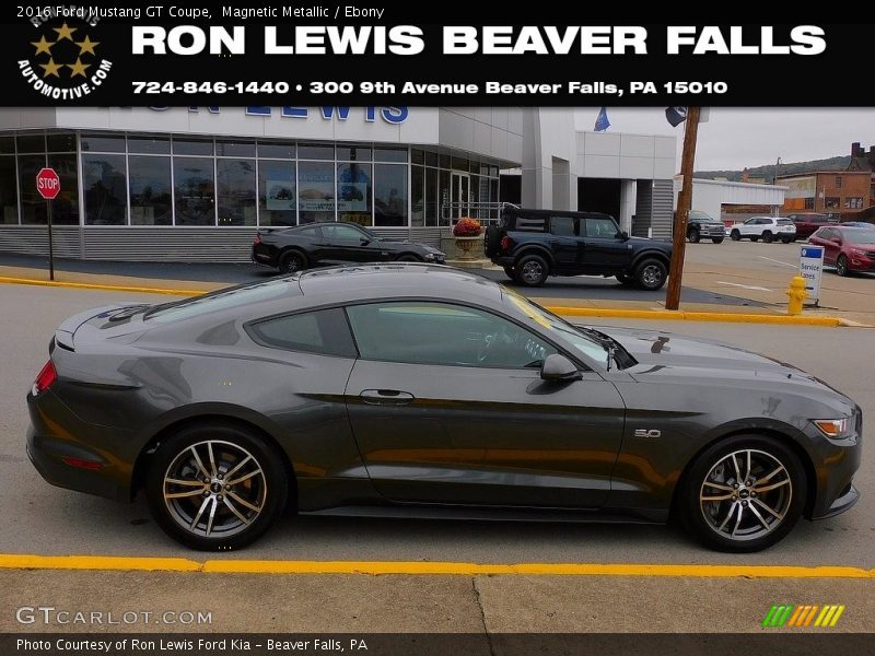 Magnetic Metallic / Ebony 2016 Ford Mustang GT Coupe