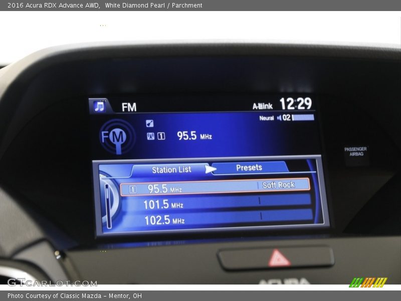 White Diamond Pearl / Parchment 2016 Acura RDX Advance AWD