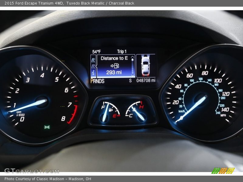 Tuxedo Black Metallic / Charcoal Black 2015 Ford Escape Titanium 4WD