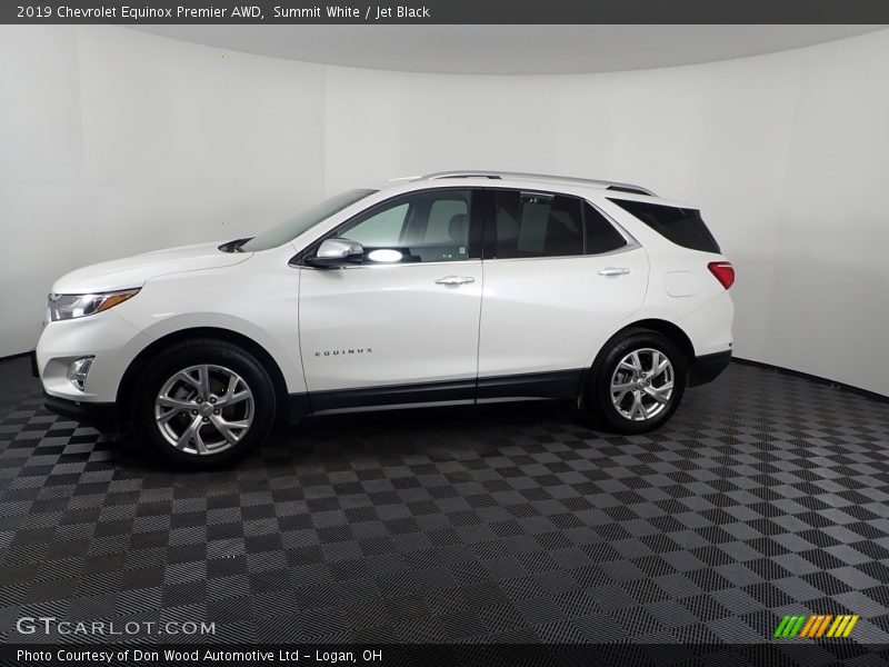 Summit White / Jet Black 2019 Chevrolet Equinox Premier AWD