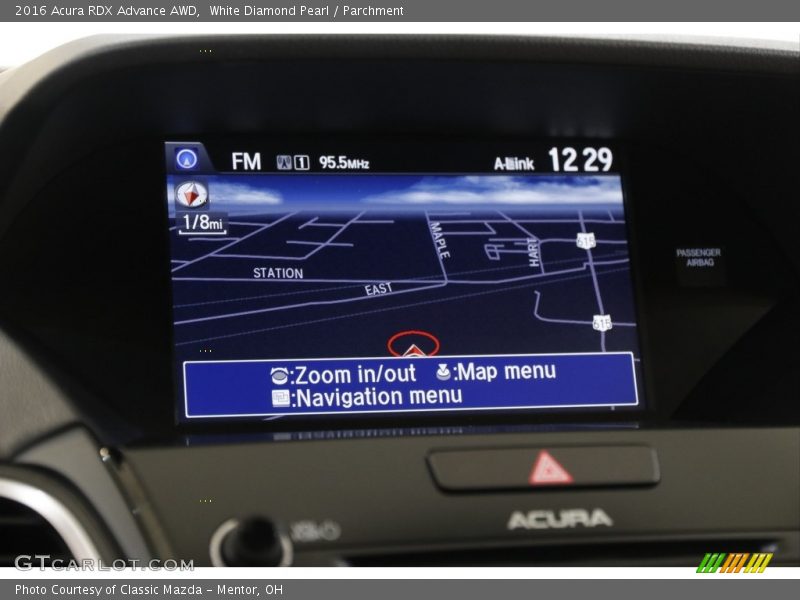 White Diamond Pearl / Parchment 2016 Acura RDX Advance AWD