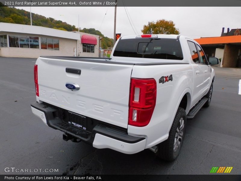Oxford White / Ebony 2021 Ford Ranger Lariat SuperCrew 4x4