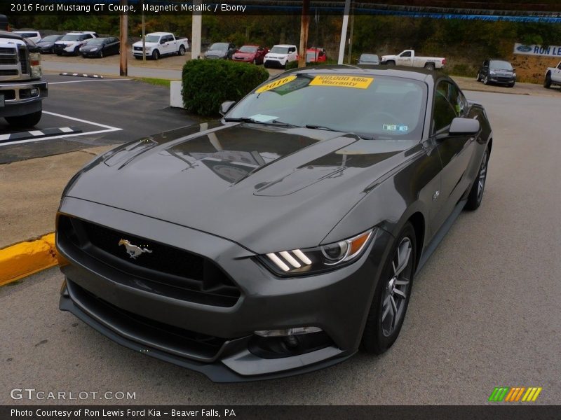Magnetic Metallic / Ebony 2016 Ford Mustang GT Coupe