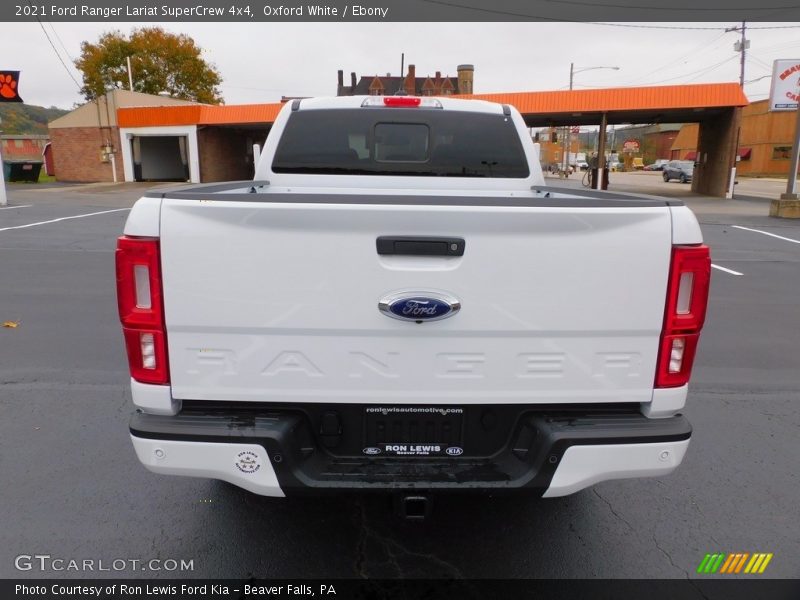 Oxford White / Ebony 2021 Ford Ranger Lariat SuperCrew 4x4