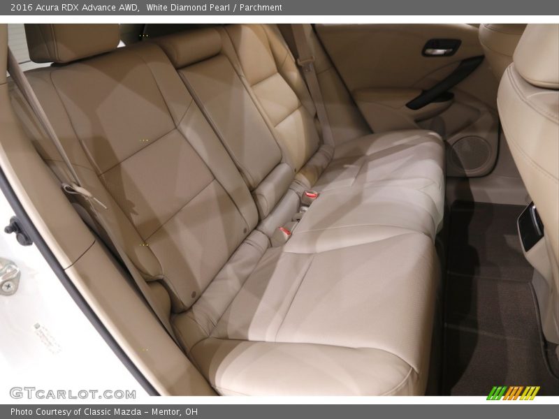 Rear Seat of 2016 RDX Advance AWD