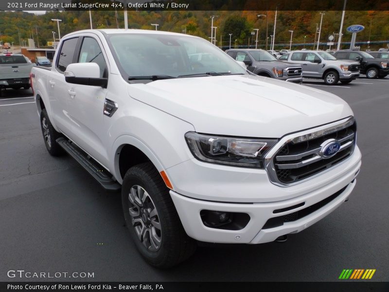 Oxford White / Ebony 2021 Ford Ranger Lariat SuperCrew 4x4