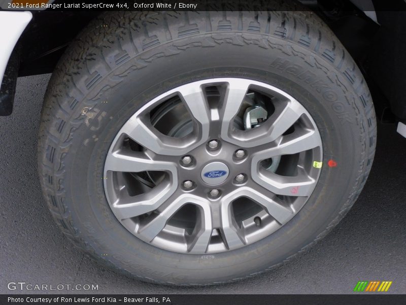 Oxford White / Ebony 2021 Ford Ranger Lariat SuperCrew 4x4